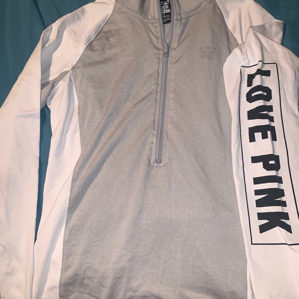 PINK VS Ultimate 3/4 zip up jacket